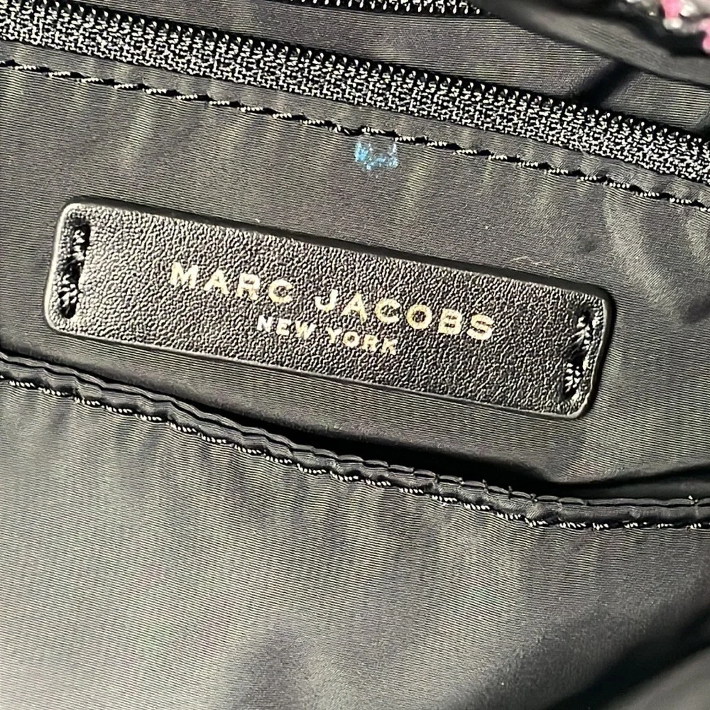 Marc Jacobs Quilted Nylon Baby Diaper Bag Travel Commute Duffle Black